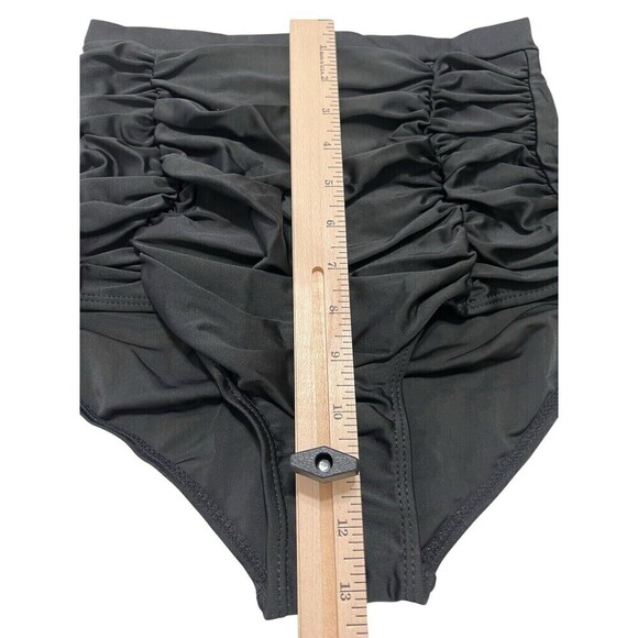 Simplicity 2 Piece Swimsuit Womens Medium Topic Halter Pinup Black - Picture 6 of 8